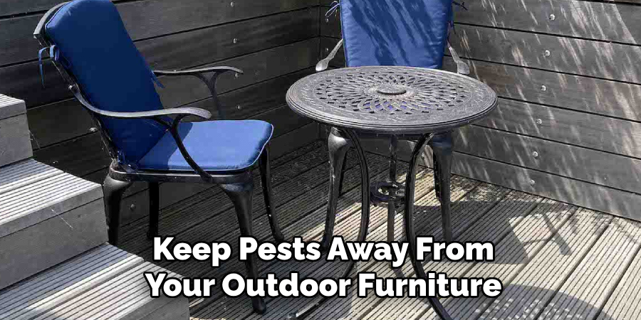 Keep Pests Away From Your Outdoor Furniture