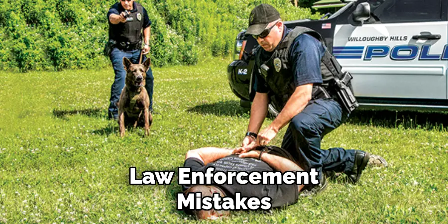 Law Enforcement Mistakes