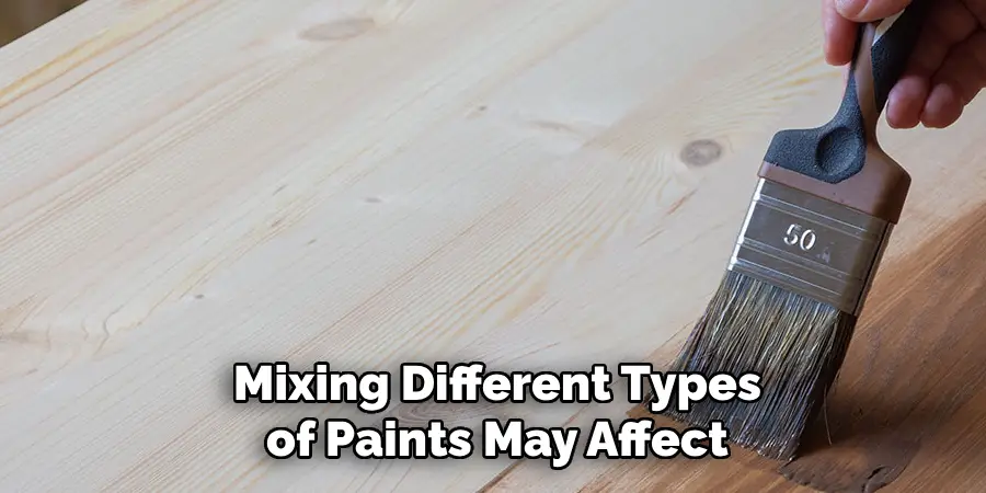 Mixing Different Types of Paints May Affect