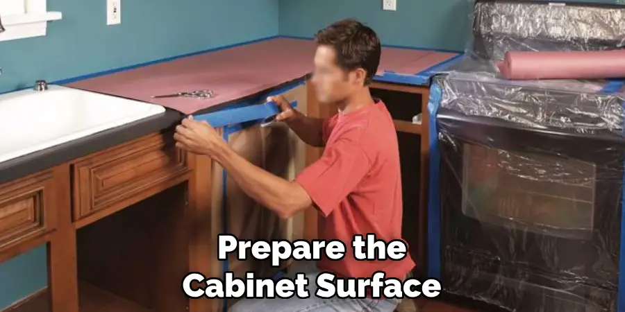 Prepare the Cabinet Surface