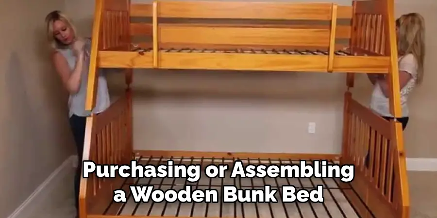 Purchasing or Assembling a Wooden Bunk Bed