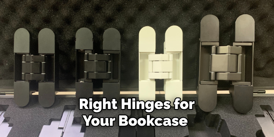 Right Hinges for Your Bookcase