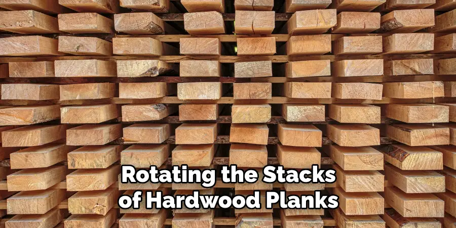 Rotating the Stacks of Hardwood Planks