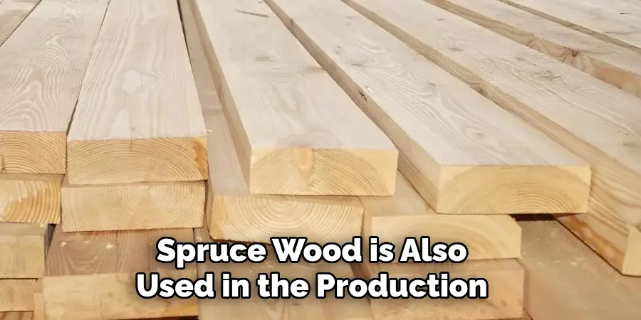 Spruce Wood is Also Used in the Production