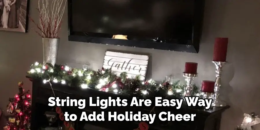 String Lights Are Easy Way to Add Holiday Cheer