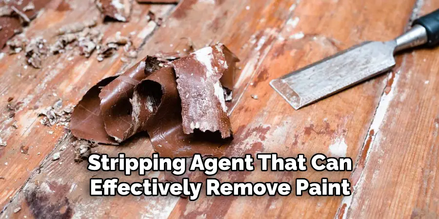 Stripping Agent That Can Effectively Remove Paint