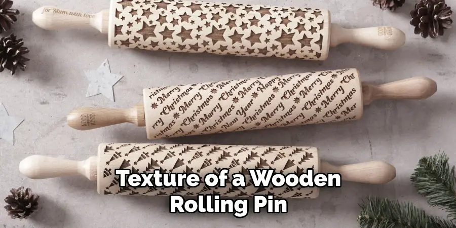 Texture of a Wooden Rolling Pin