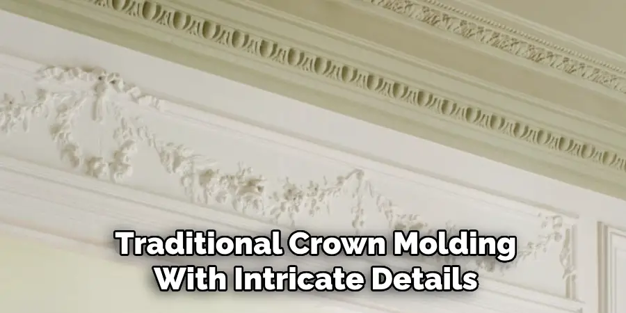 Traditional Crown Molding With Intricate Details