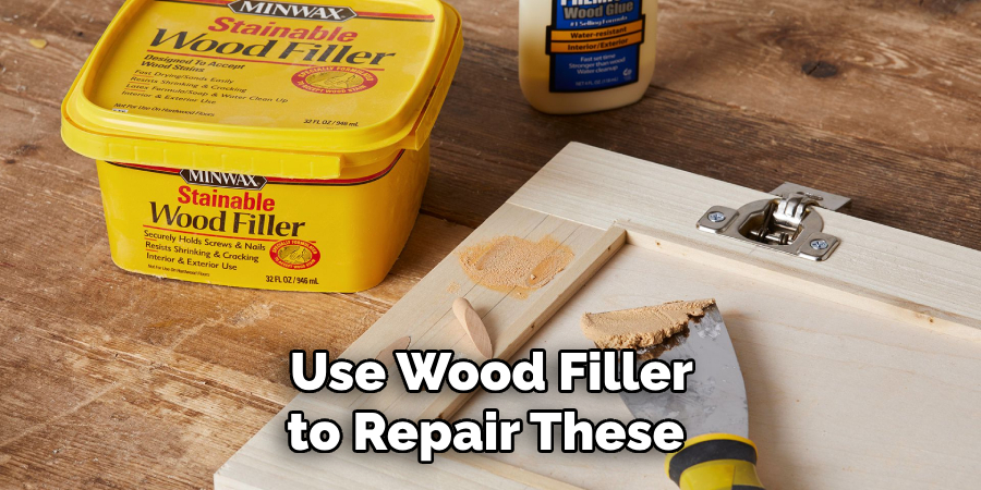 Use Wood Filler to Repair These 