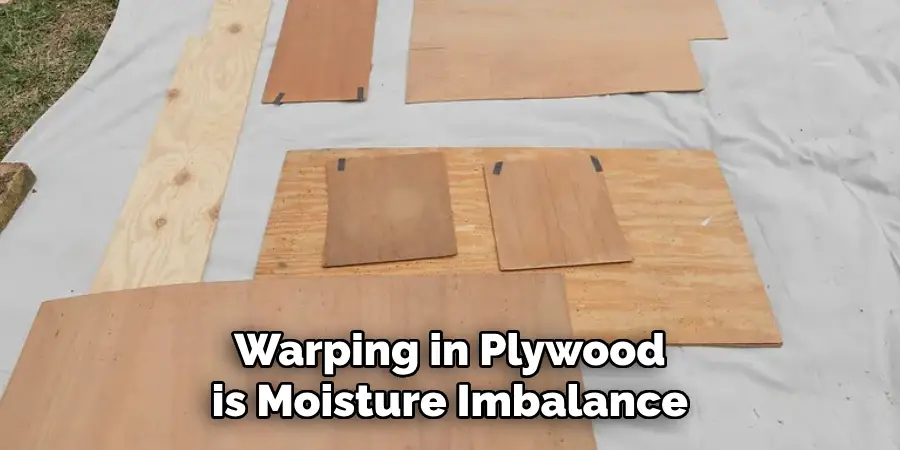 Warping in Plywood is Moisture Imbalance