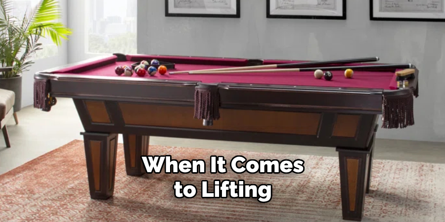 When It Comes to Lifting