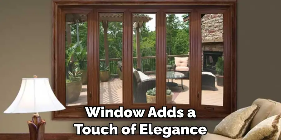 Window Adds a Touch of Elegance