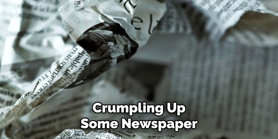 Crumpling Up Some Newspaper