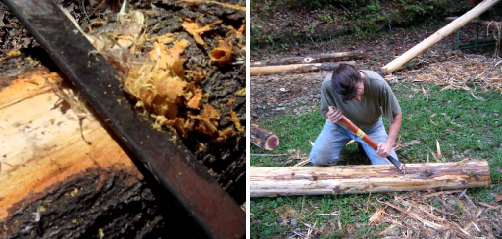 How to Debark a Log