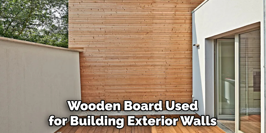 Wooden Board Used for Building Exterior Walls