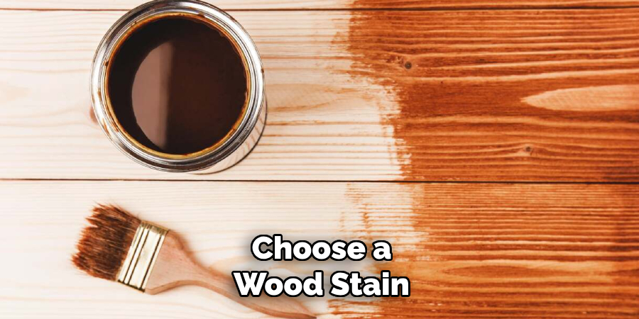 Choose a Wood Stain 