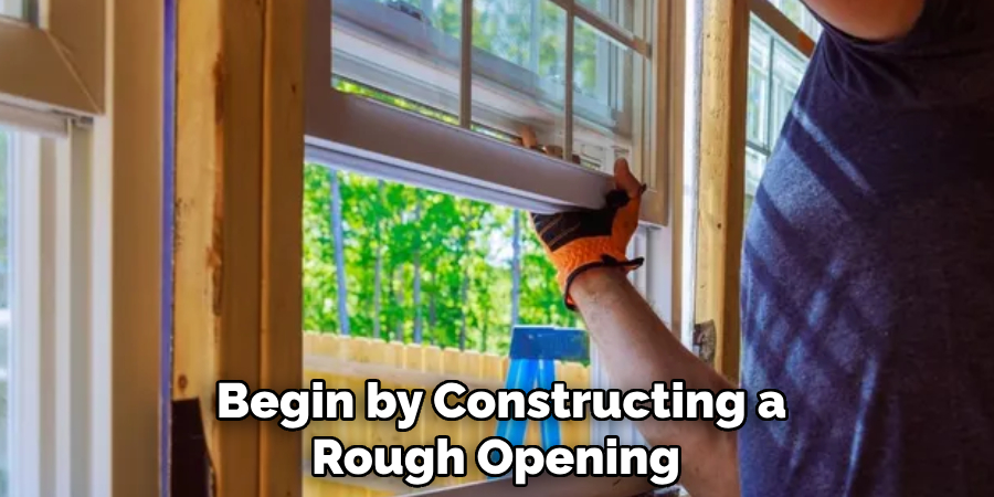 Begin by Constructing a Rough Opening