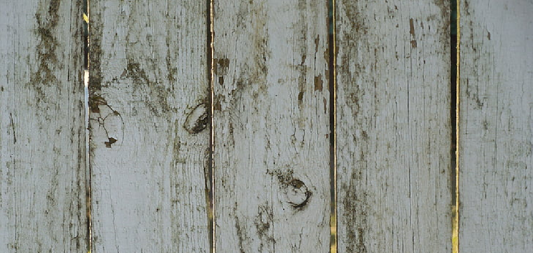 How to Distress Wood with White Paint