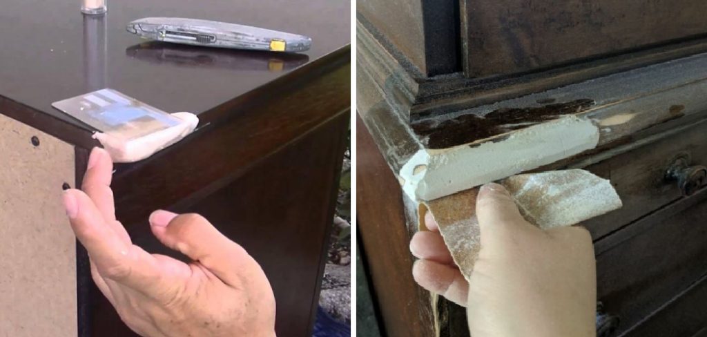 How to Fix Chipped Wood Corner