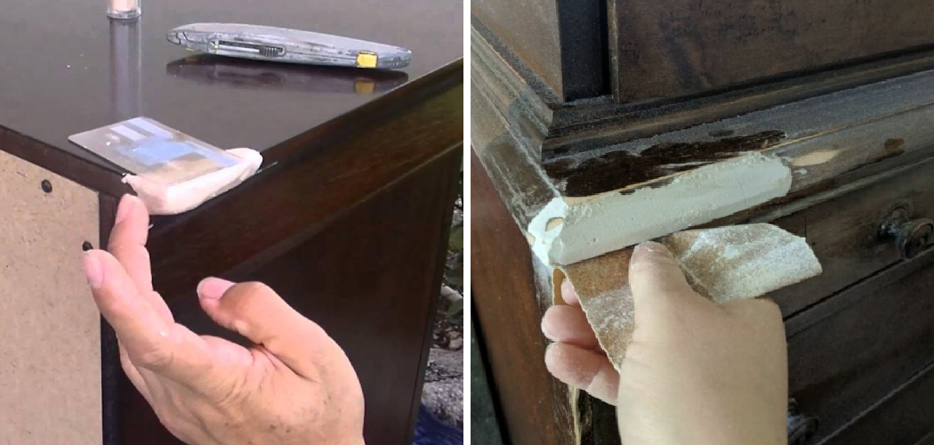 How to Fix Chipped Wood Corner