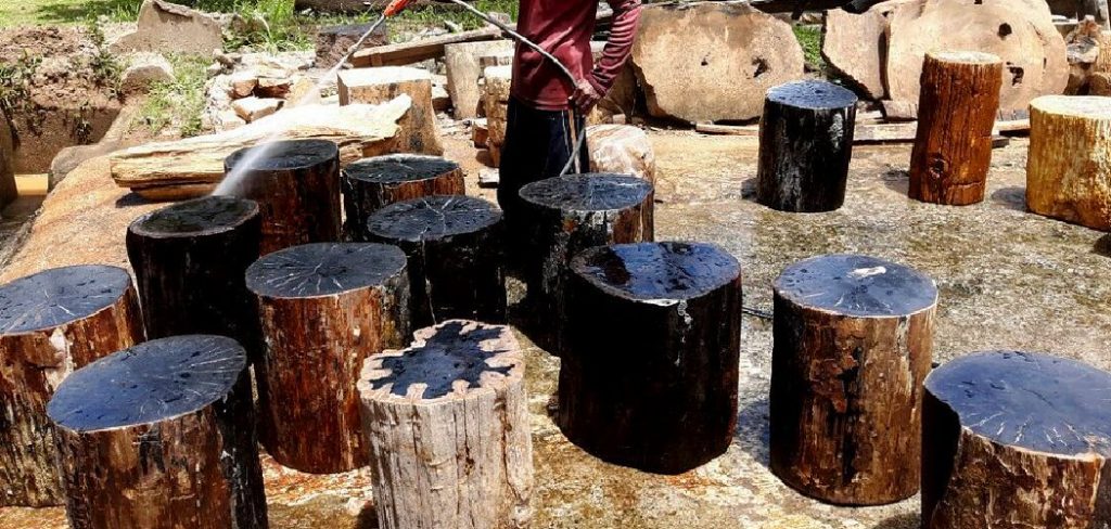 How to Make a Wood Table from a Tree Stump