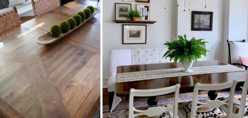 How to Make an Old Dining Table Look Modern