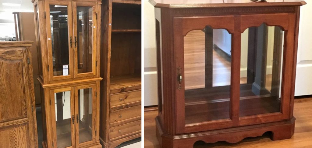 How to Paint a Curio Cabinet