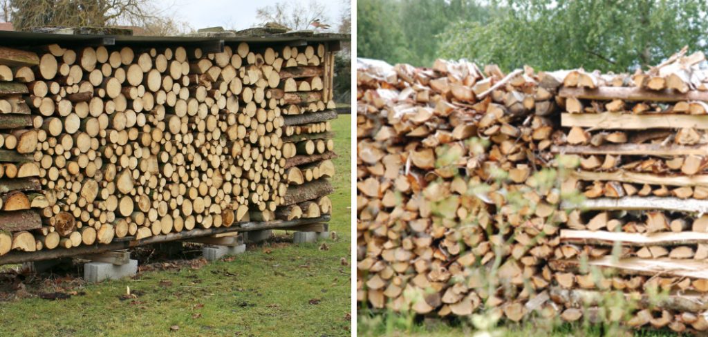 How to Stack Firewood for Seasoning