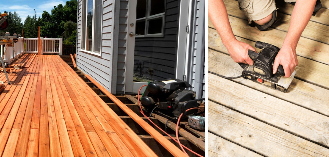 How to Stain a Cedar Deck