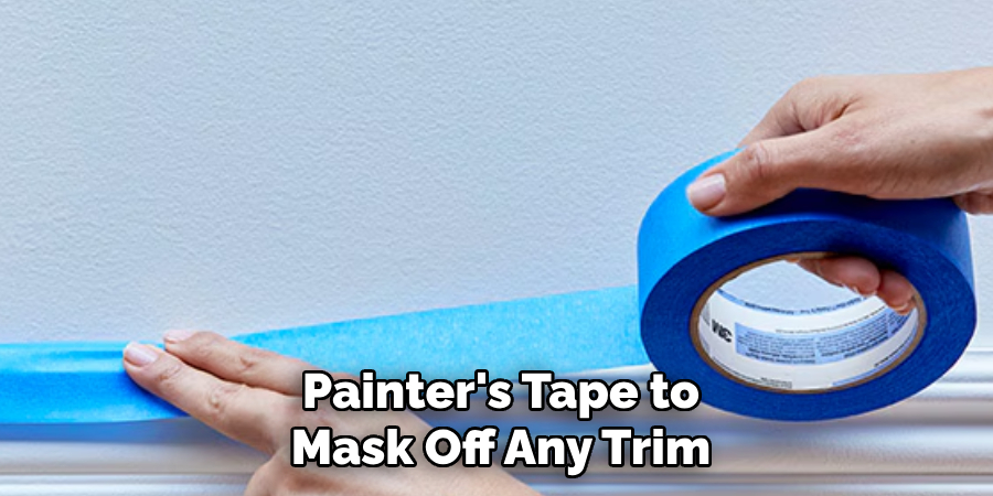 Painter's Tape to Mask Off Any Trim