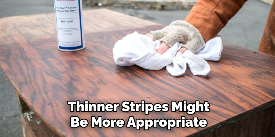 Thinner Stripes Might Be More Appropriate