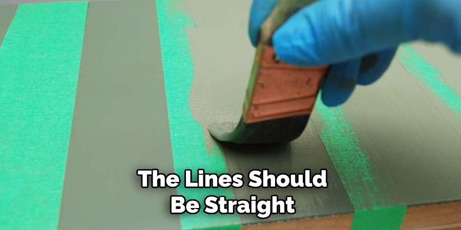 The Lines Should Be Straight