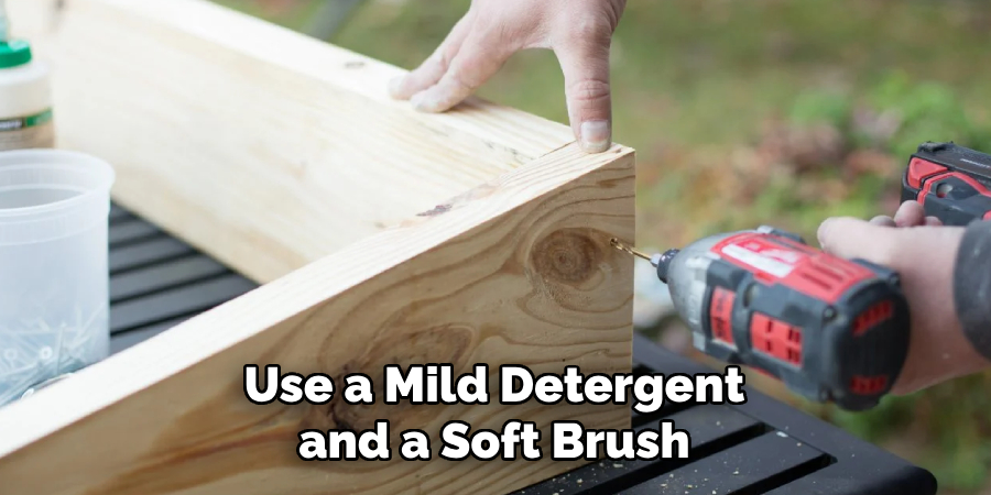 Use a Mild Detergent and a Soft Brush