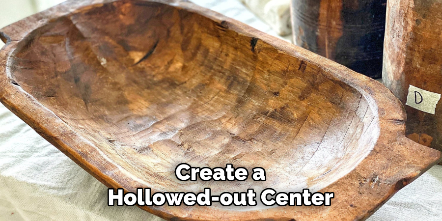 Create a Hollowed-out Center