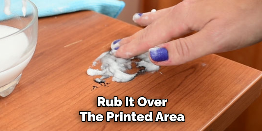 Rub It Over
The Printed Area