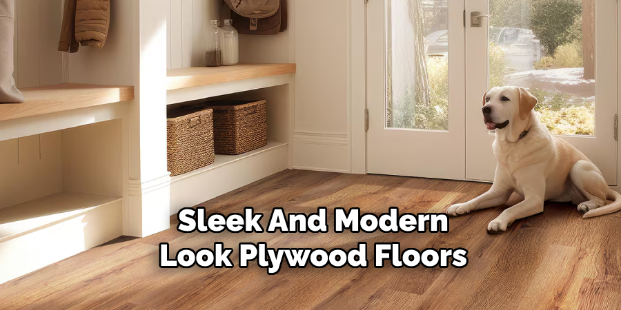 Sleek And Modern
Look Plywood Floors