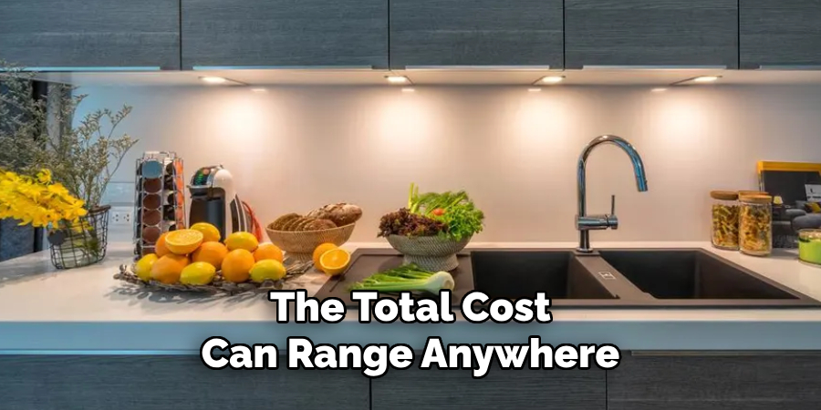 The Total Cost
Can Range Anywhere