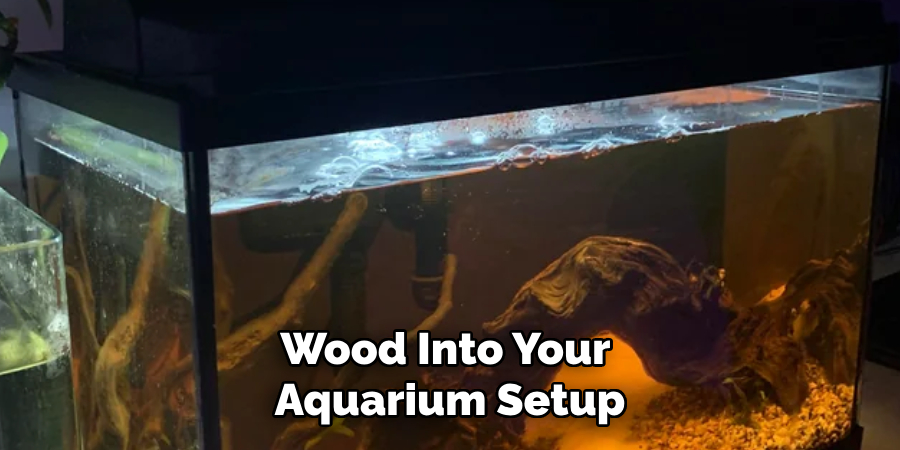 Wood Into Your
Aquarium Setup