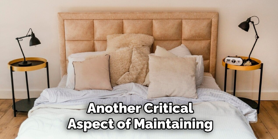 Another Critical
Aspect of Maintaining