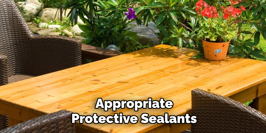 Appropriate
Protective Sealants