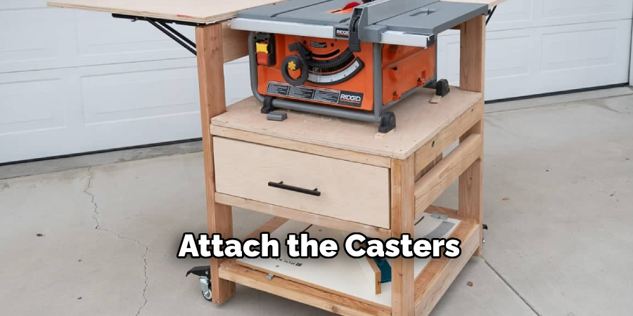 Attach the Casters