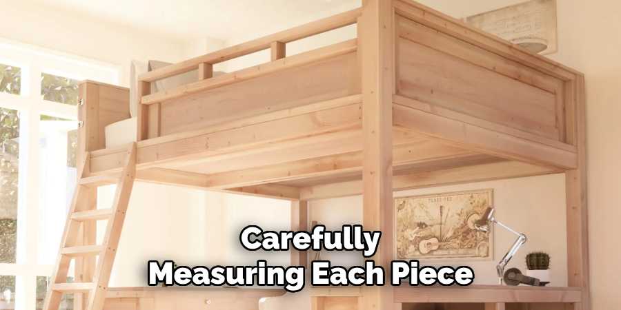 Carefully
Measuring Each Piece