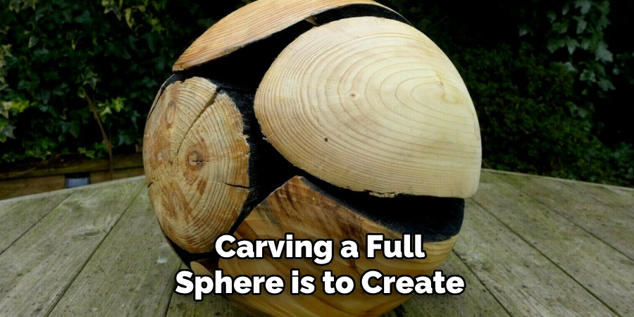 Carving a Full Sphere is to Create