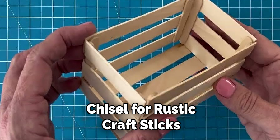 Chisel for Rustic Craft Sticks