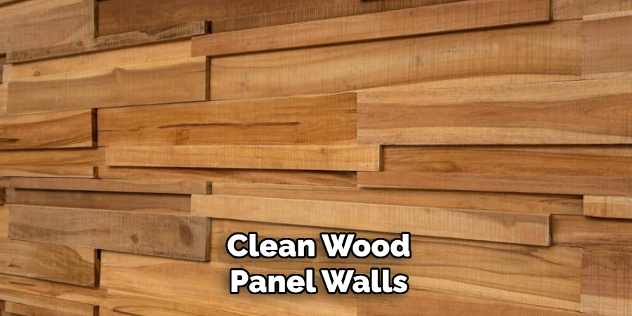 Clean Wood Panel Walls
