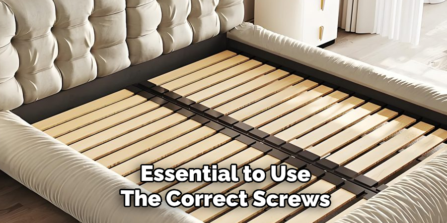 Essential to Use
The Correct Screws