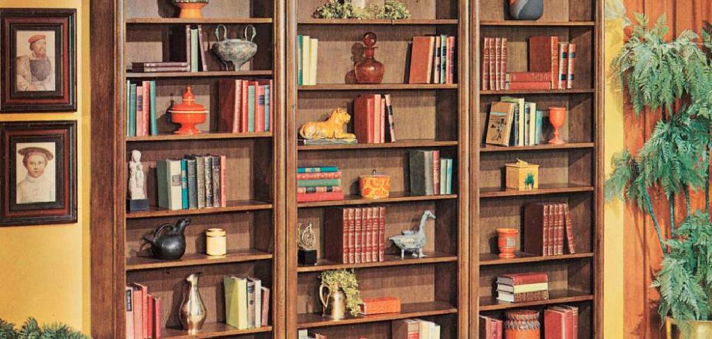 How to Decorate a Built in Bookcase