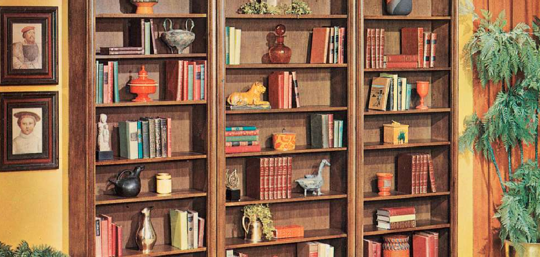 How to Decorate a Built in Bookcase