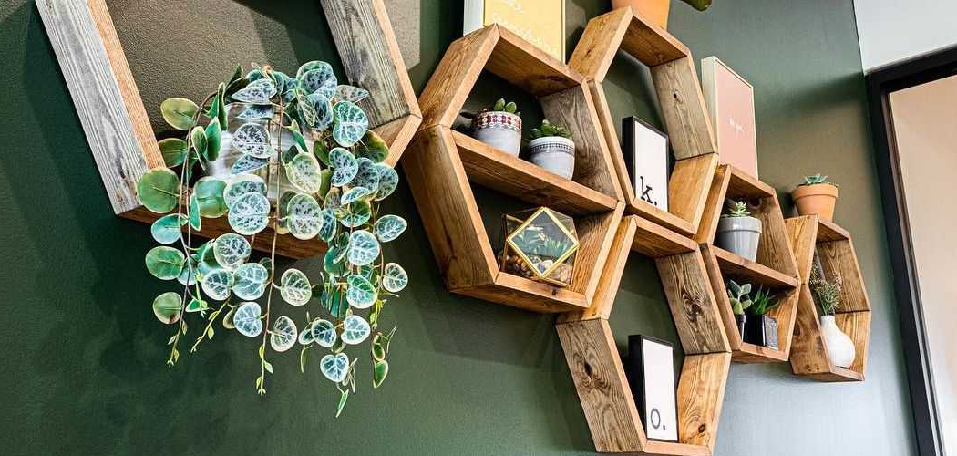 How to Decorate a Hexagon Shelves