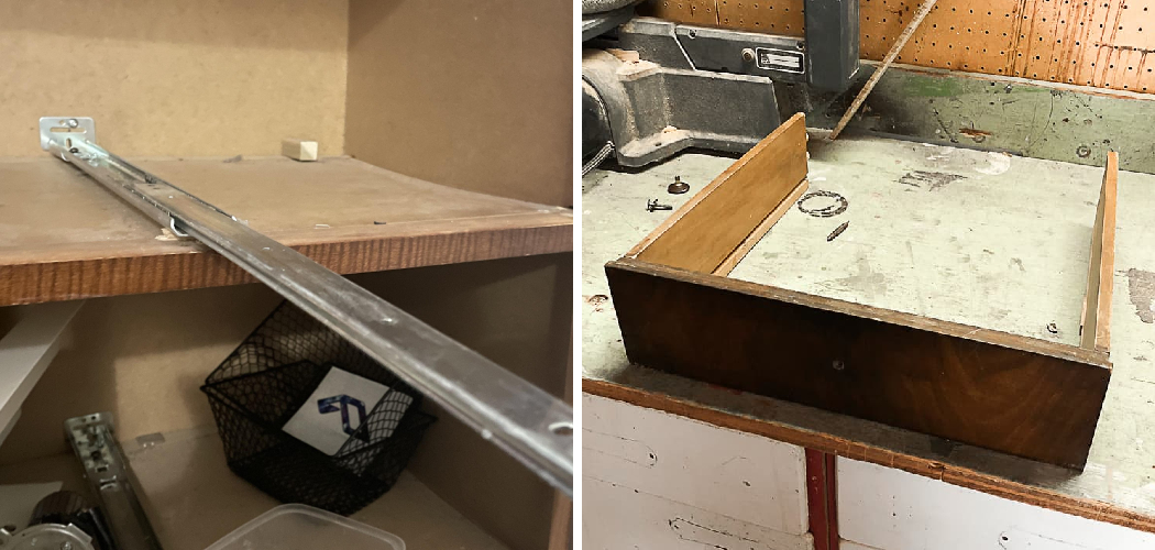 How to Fix Dresser Drawer Track